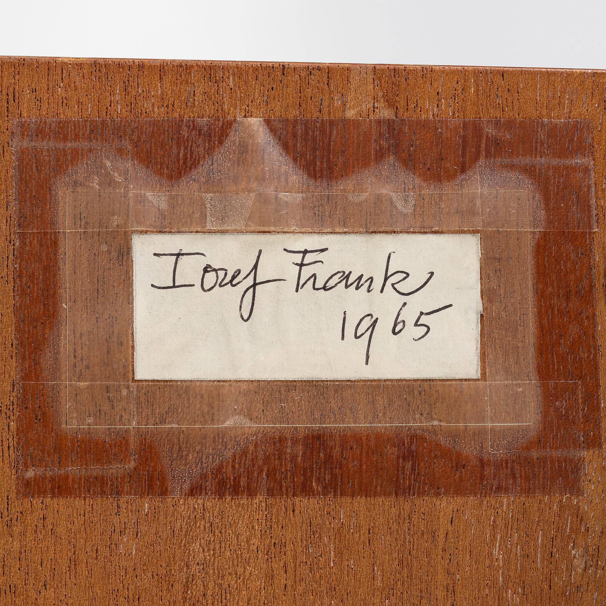 Josef Frank, sängbord, modell B 914, Firma Svenskt Tenn, före 1985.