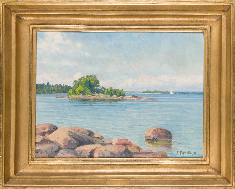 Woldemar Toppelius, Skärgårdsvy.
