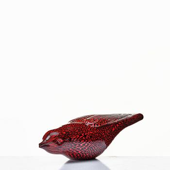 Tyra Lundgren, & Paolo Venini, a "Murrine" swallow /rondine, Venini, Murano, Italy.