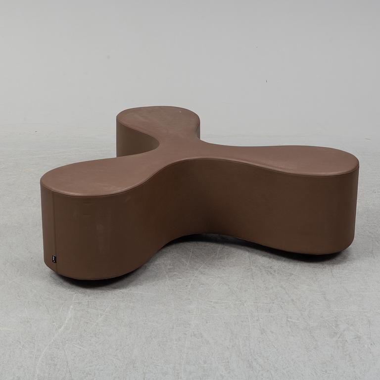 A 'Flower' bench by Sanaa for Vitra, designed 2001.