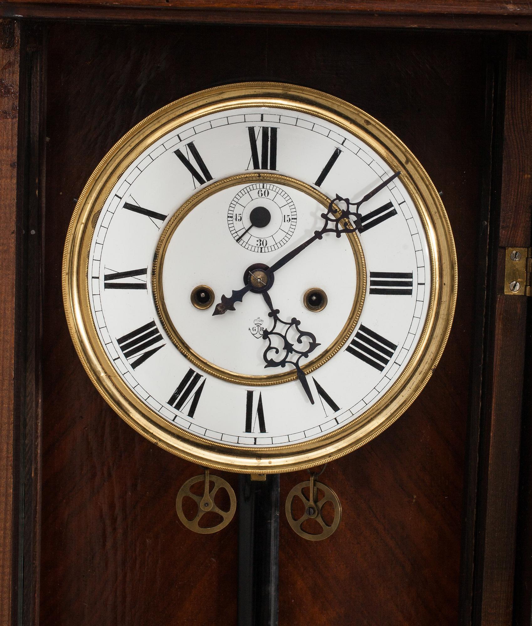 LODREGULATOR/VÄGGPENDYL, nyrenässans, Gustav Becker. 1800-talets slut.