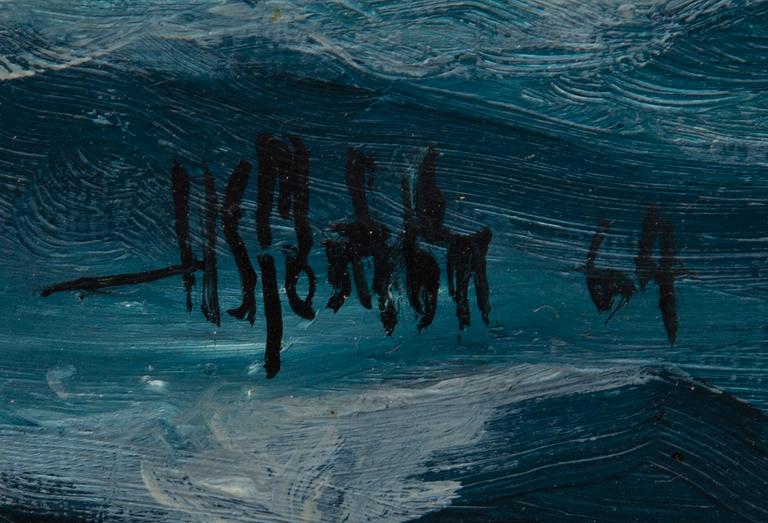 HÅKAN SJÖSTRÖM, oil on canvas, signed and dated -64.