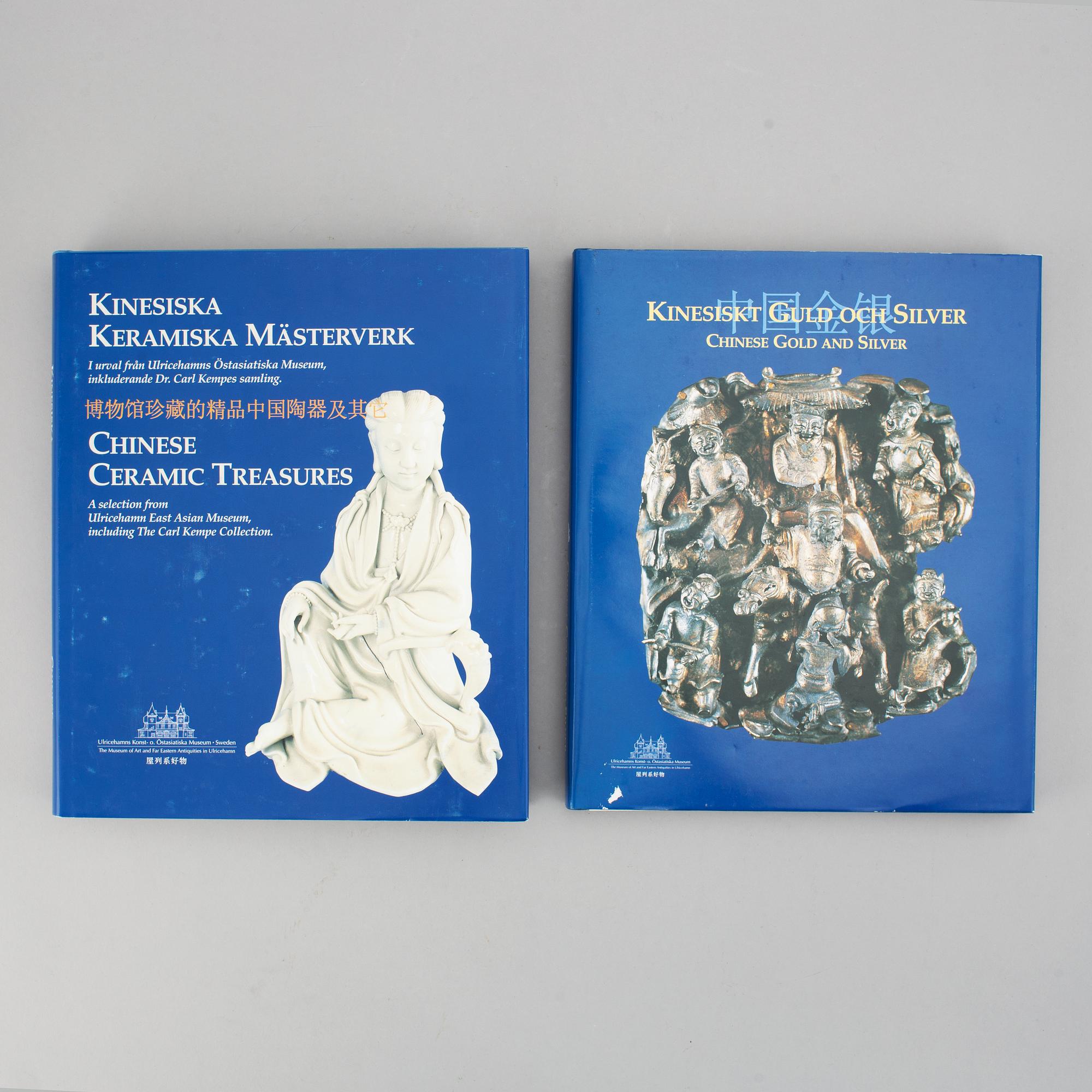 Two Books, Chinese Gold and Silver and Chinese Ceramic Treasures from Ulricehamns East Asian Museum.