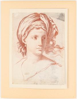 OKÄND KONSTNÄR, 2 st, rödkrita, en med påskrift Per Suther á tergo, 1700/1800-tal.