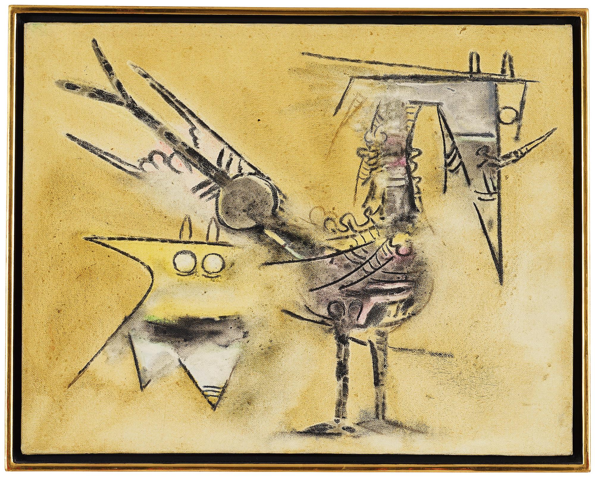 Wifredo Lam, "Deux Oiseaux".