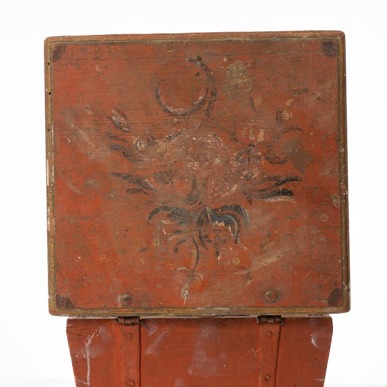 Box. Folk art, Jämtland, 18th/19th century.