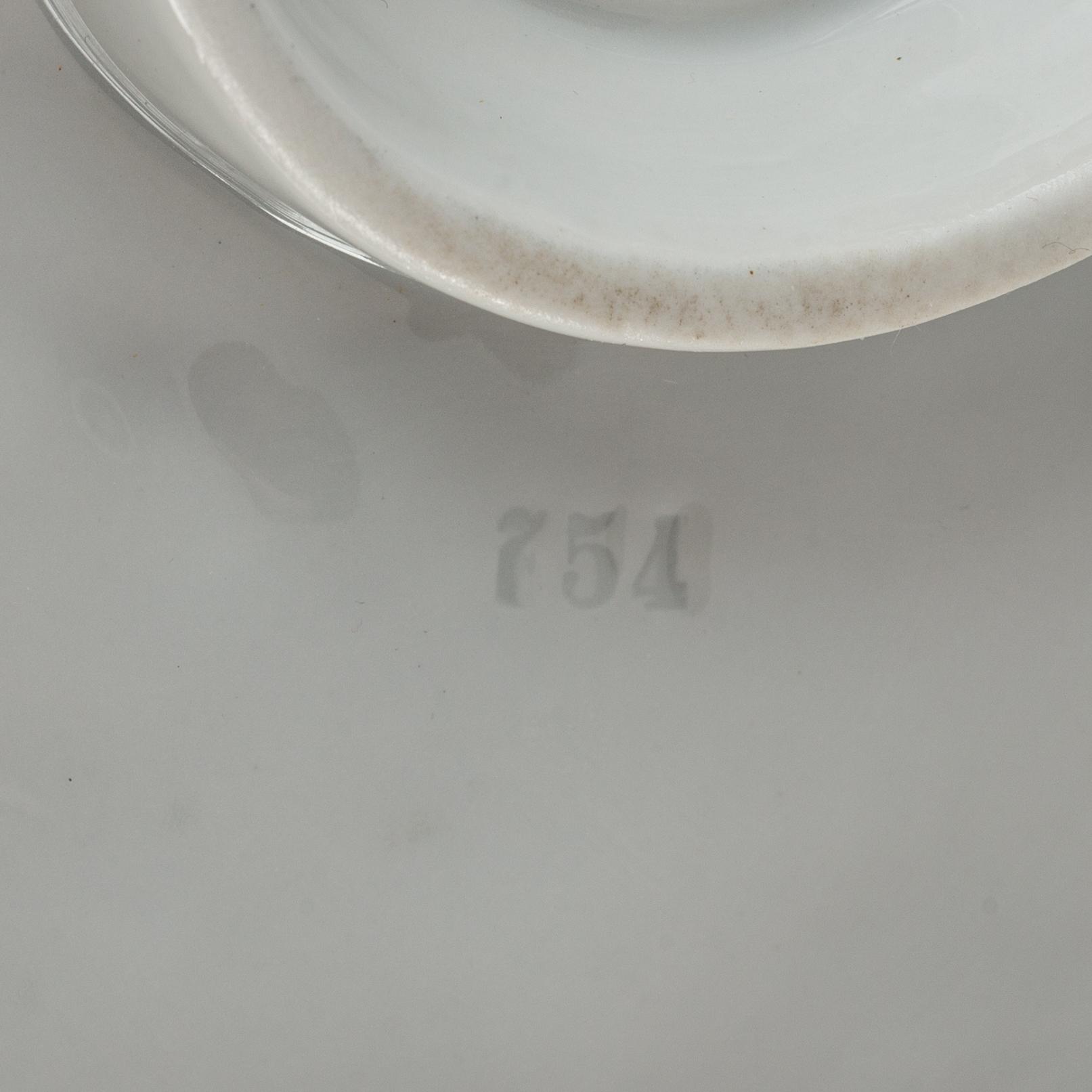 Max Hermann Fritz, a porcelain figure of deer, Rosental, Germany.