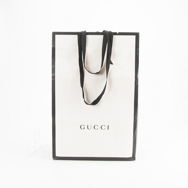 A Techno Web Stripe Canvas Tote  by Gucci.