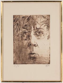 HORST JANSSEN, etching, signed, dated -76, numbered 65/95.