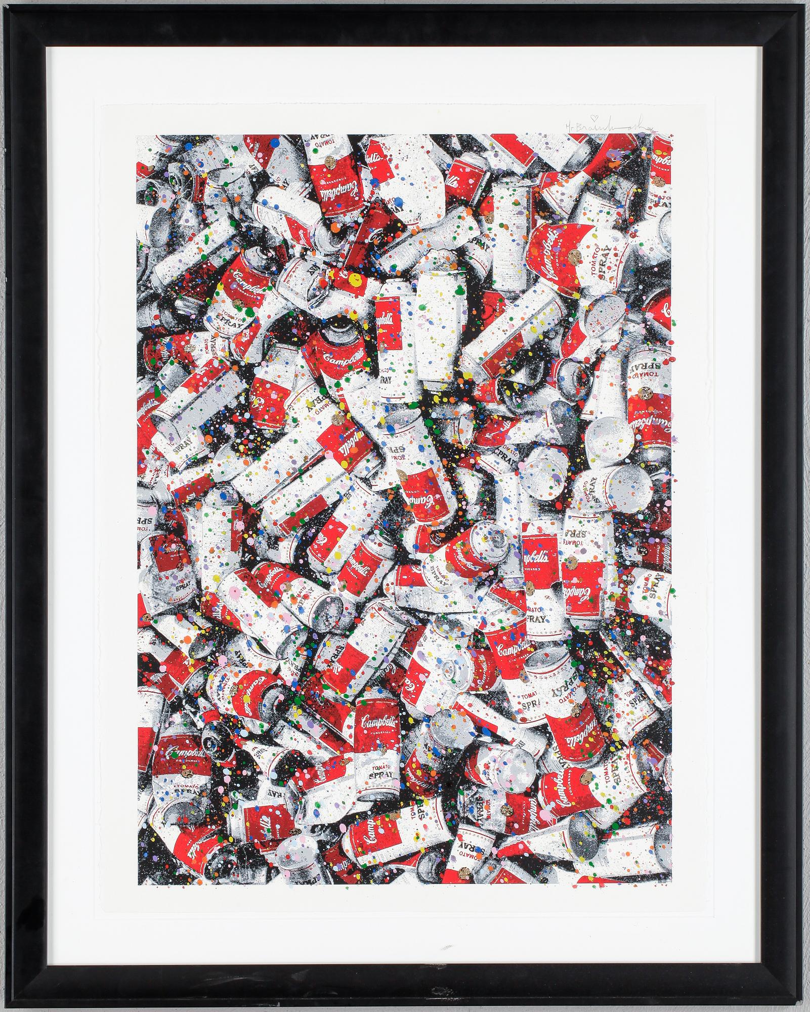 MR BRAINWASH, kolorerad litografi, signerad och numrerad 24/30.
