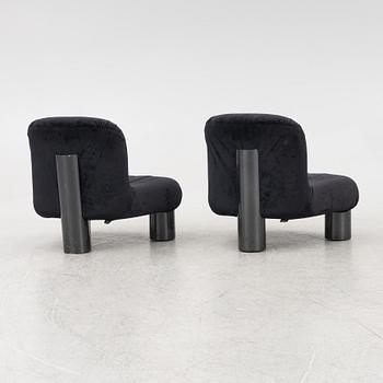 Cini Boiri, armchairs, a pair, "Botolo", Arflex, Italy.