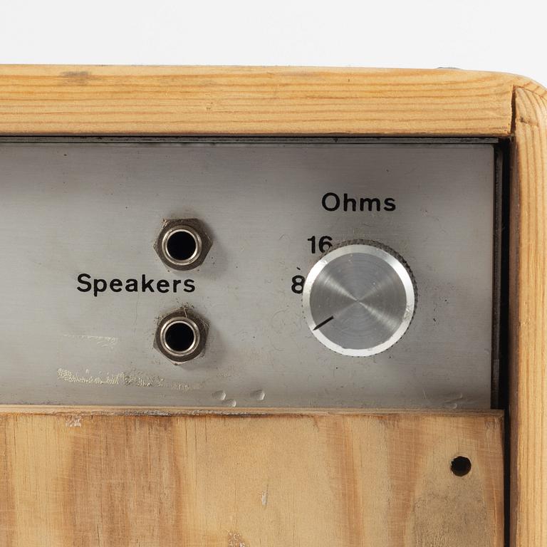 Roller, "Cuntroller 9", guitar amplifier, Sweden, 1980s.