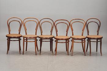STOLAR, 6 st, sk. Caféstolar. 1900-talets början.