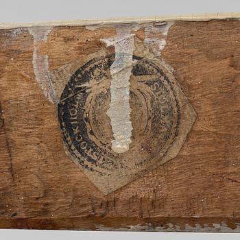 Karmstol, Stockholmsarbete, sent 1700-tal, Gustaviansk.