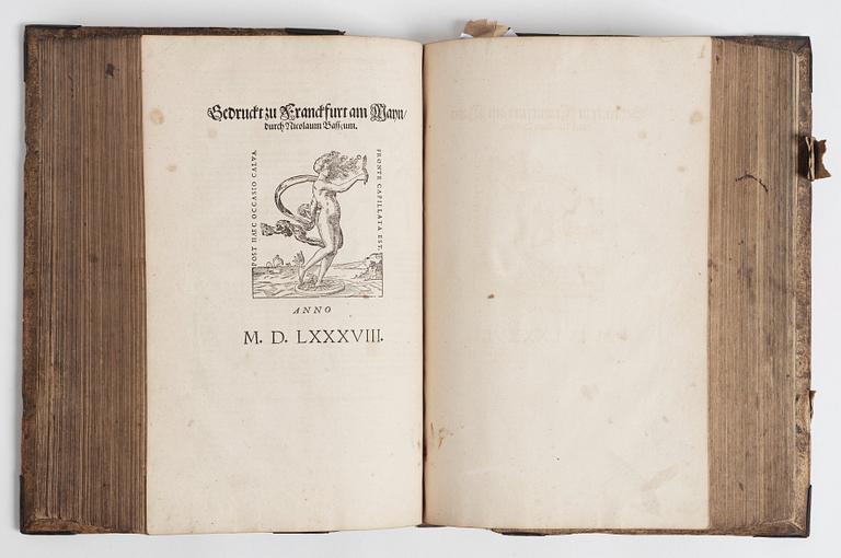 JACOBUS THEODOUS TABERNAEMONTANUS (1520-1590), Neuw Kreuterbuch, mit schönen, künstlichen.., Frankfurt 1588-91.