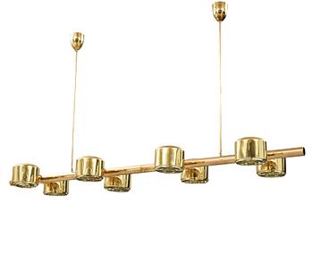 3. Hans-Agne Jakobsson, a large ceiling lamp, Markaryd, Sweden 1960-70's.