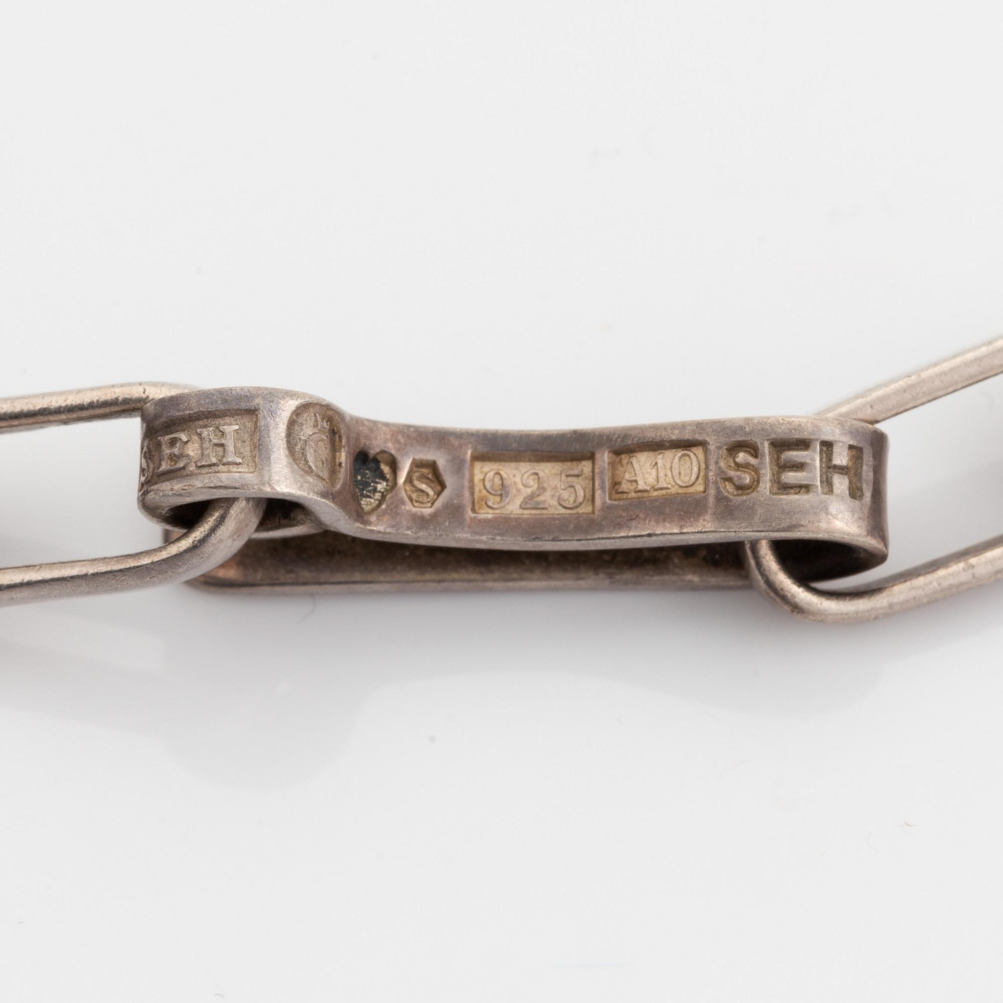 Sven-Erik Högberg, collier, sterlingsilver.