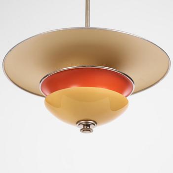 Erik Tidstrand, a ceiling lamp, model "28903", Nordiska Kompaniet 1930s.