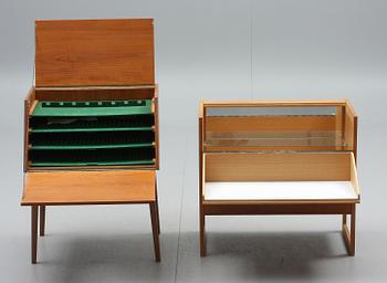 SCHATULL samt BARSKÅP, 1900-talets andra hälft.
