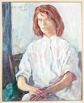 LOTTE LASERSTEIN, olja på duk, 3 st, sign, 1980-tal.