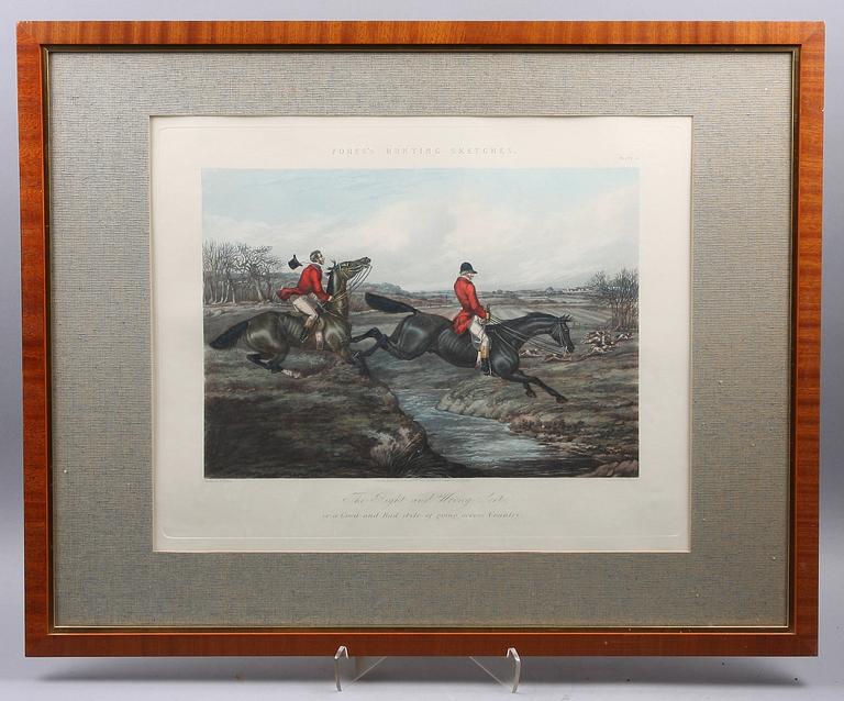 FÄRGLITOGRAFI, England, 1800/1900-tal.