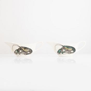 Fish service, 13 pieces, earthenware, "Fish", Johnson Bros, England.
