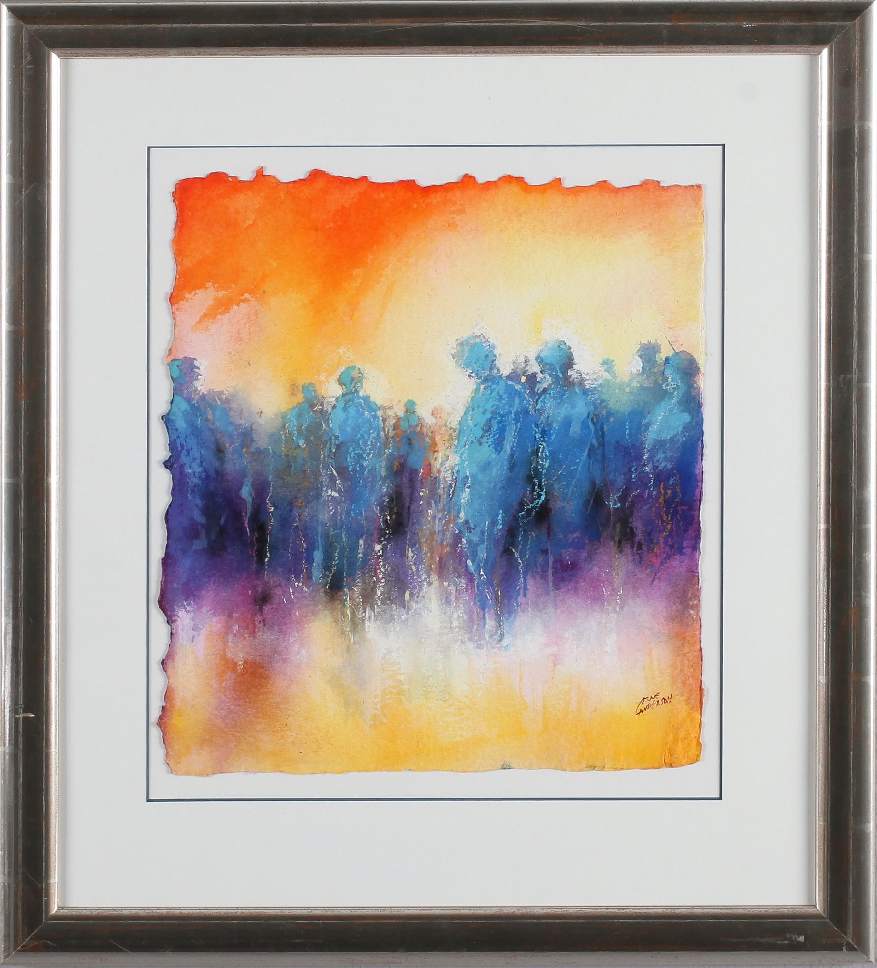 ARNE ANDERSSON, gouache, signerad.