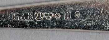 BESTICK, silver, 56 delar, "Ambassad", GAB.