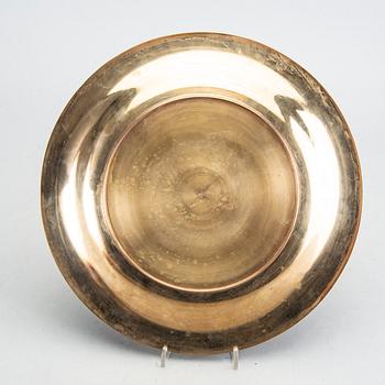 Kuverttallrikar 12 st Korea 1900-tal mässing.