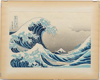 Katsushika Hokusai, after, 'Under the Wave off Kanagawa', also known as 'The Great Wave', later publ. 20th century.