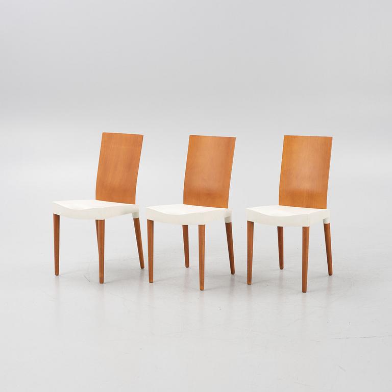 Philippe Starck, a set of six 'Miss Trip' chairs, Kartell, Italy.