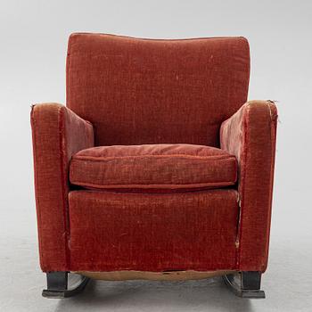 A rocking chair,  1930s.
