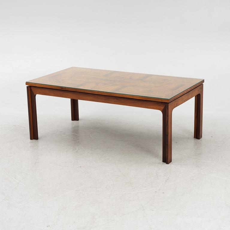 Karl Erik Ekselius, a rosewood coffee table, J.O. Carlsson, Sweden, 1960's/70's.