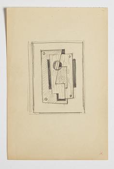 GÖSTA ADRIAN-NILSSON, pencil on paper, unsigned. Probably executed around 1923.