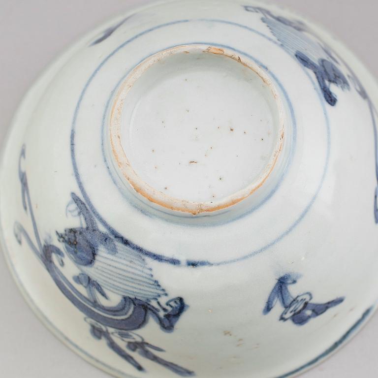 SKÅL, porslin, Kina, Ming 1500-tal.