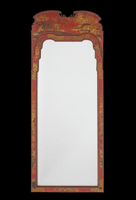 A late Baroque mid 18th century mirror.