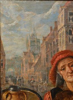 Joachim Beuckelaer, A fish market outside the city gate of Antwerp.
