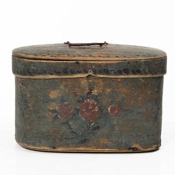 Box, folk art, 19th century.
