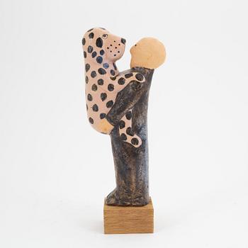 Lisa Larson, a 'Vänner' stoneware sculpture, signed and numbered 108/600.