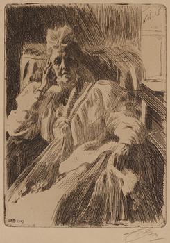 Anders Zorn, "Änkedrottning Sophia".