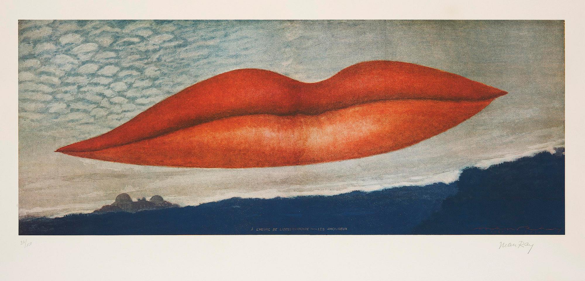 Man Ray, "A l'heure de l'observatoire - Les Amoureux".