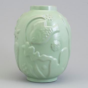 a earthenware vase by ANNA-LISA THOMSON Upsala ekeby 1940's.