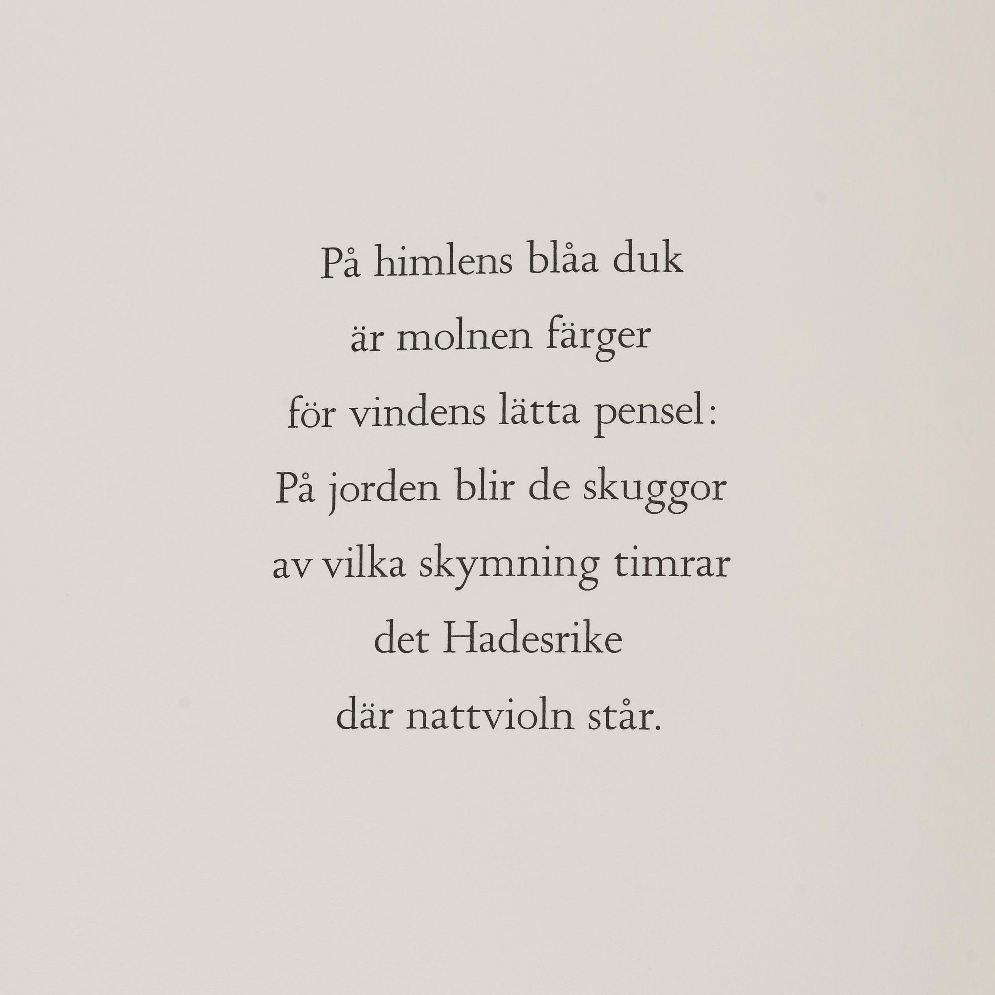 Peter Frie, Gunnar Ekelöf, Hans Magnus Enzensberger, "The Clouds", Elementum II, around the year 2005.