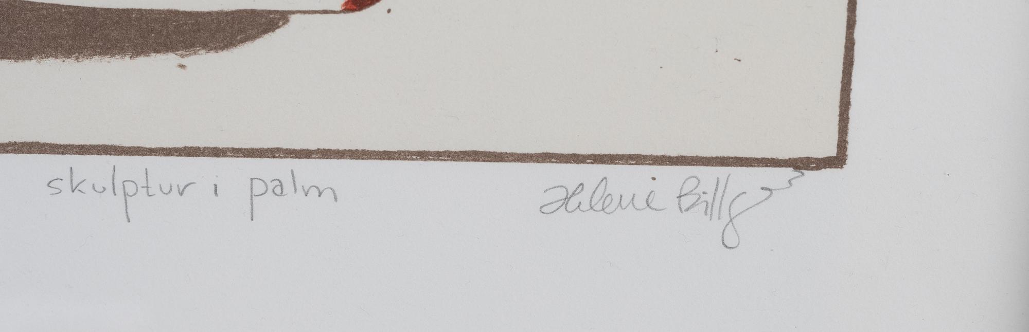 Helene Billgren, "Skulptur i palm".