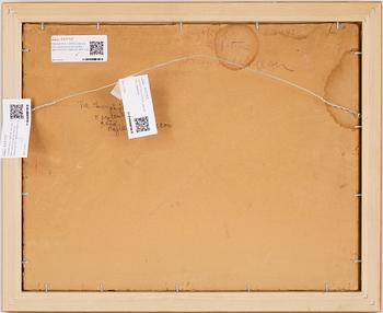 OSCAR HULLGREN, olja på duk uppfodrad på pannå, signerad och daterad 1921.