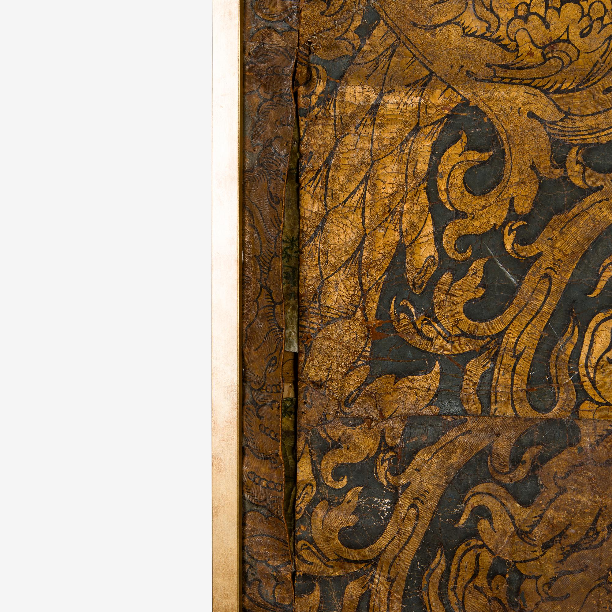 Tapet/gyllenläder, troligtvis Italien 1600-tal.