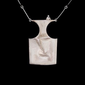 BJÖRN WECKSTRÖM, A NECKLACE Barbarella, sterling silver, Lapponia 1972.