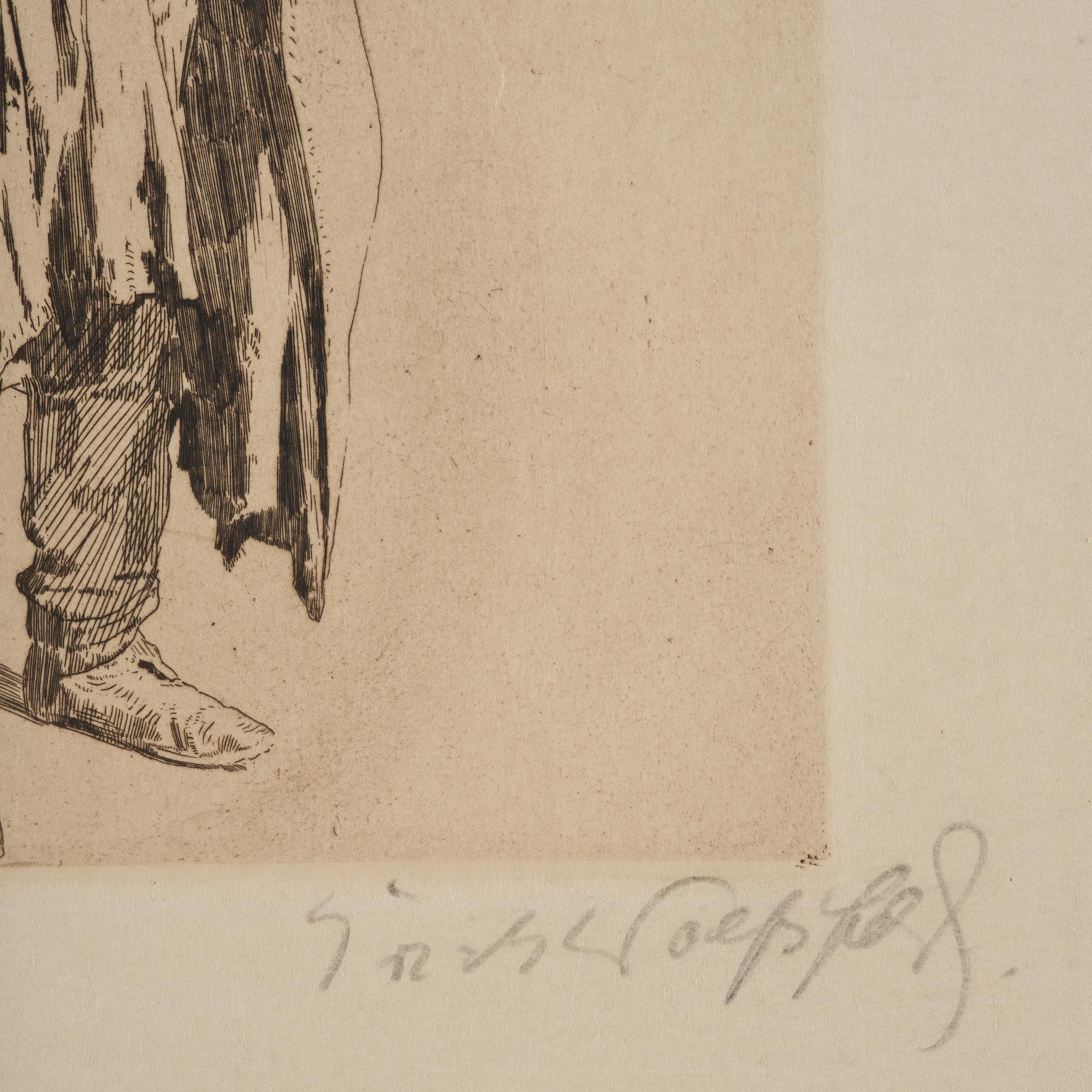 Erich Wolfsfeld, Tre stycken etsningar.