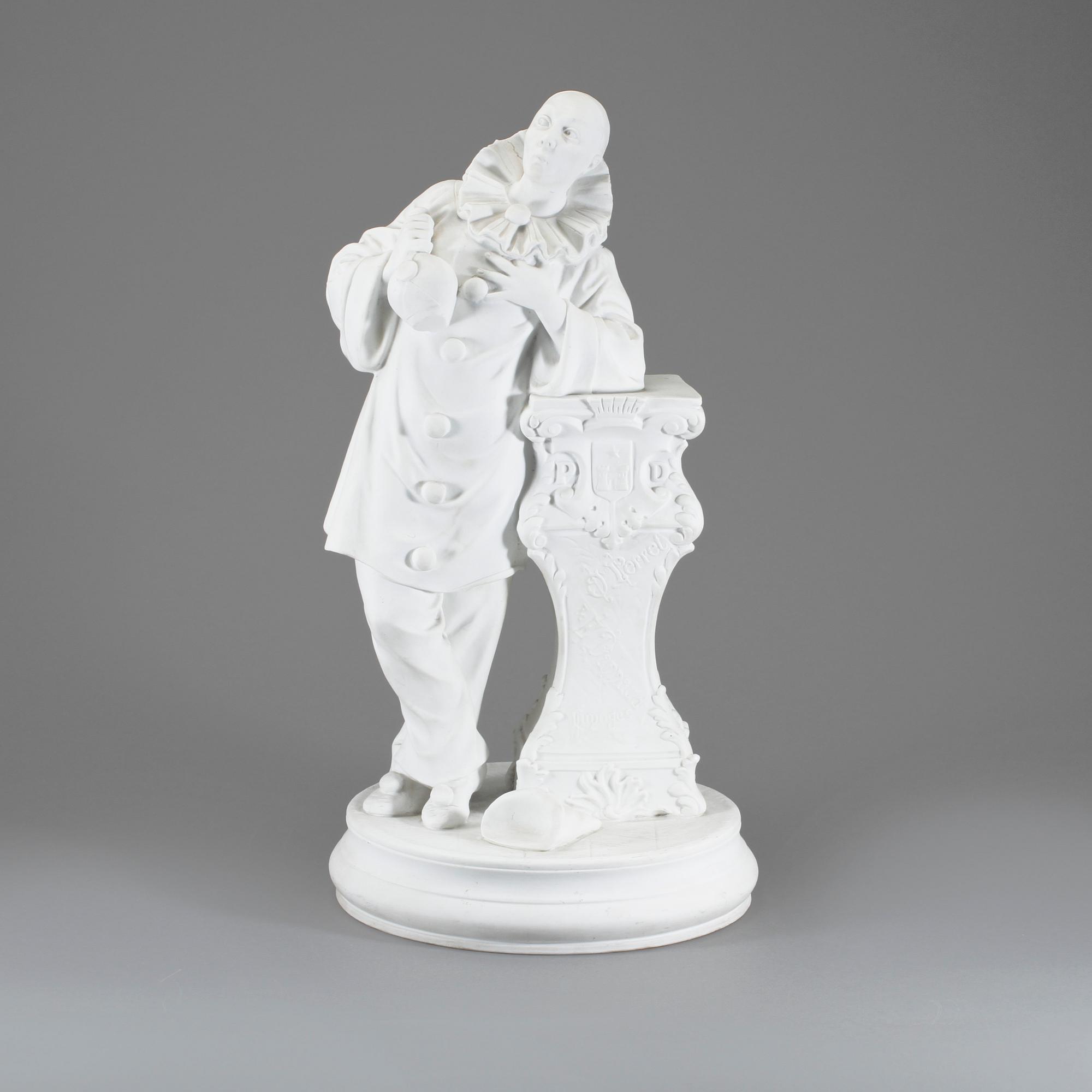 FIGURIN, parian, 1900-tal.
