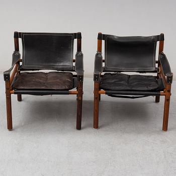 ARNE NORELL, fåtöljer, ett par, "Sirocco", Norell Möbel, modellen formgiven 1964.